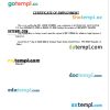 Palau Surangel and Sons Co. certificate of employment Word and PDF download template
