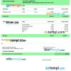 Pepsi Cola bottling co earnings statement example in PDF and Word formats