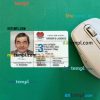 Papua New Guinea driving license editable PSD files, scan look and photo-realistic look, 2 in 1