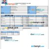 laboratory payslip Word and PDF example