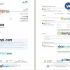 Peytm Flights - IndiGo airplane e-ticket, Word and PDF download template, 3 pages