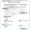 Philippines Accord Advertising Concept & Expert Services, Inc. certificate of employment Word and PDF download template