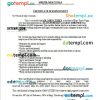 Philippines Meal Meat Stall certificate of employment Word and PDF download template