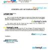 Philippines Money Movers Inc. certificate of employment Word and PDF download template