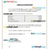 Philippines Sutherland Global Service Inc.certificate of employment Word and PDF download template