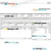 Playable Productions Paystub Word and PDF example