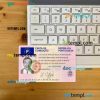 Portugal driving license editable PSD files, scan look and photo-realistic look, 2 in 1