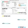 Presston Engineering Corporation pay stub in PDF and Word format
