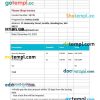 Printable Flower Shop Invoice example in word and pdf format