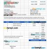 Professional Advertising Agency Invoice example in word and pdf format