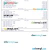 Pt pelabuhan indonesia (persero) pay stub example in PDF and Word formats