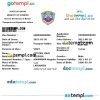 Qatari electronic visa PSD example, completely editable, with fonts