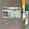 Qatar driving license editable PSD files, scan look and photo-realistic look, 2 in 1