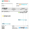 USA R.K. Fragrances DBA Perfume Americana invoice Word and PDF example