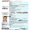 Romanian electronic visa PSD example, with fonts