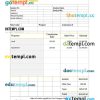 Real Estate Agent Invoice example in word and pdf format