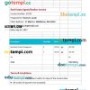 Real Estate AgentRealtor Invoice example in word and pdf format