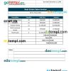 Real Estate Sales Invoice example in word and pdf format