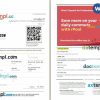 RedBus bus e-ticket, Word and PDF download template, 3 pages