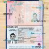 Romania passport editable PSD files, scan and photo look templates, 2 in 1, 2021-present