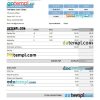 Runway Kicks company payslip example in Excel and PDF formats