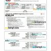 S.B. Super Deluxe bus e-ticket, Word and PDF download template
