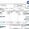 SHIELDGEO payslip pay stub example in Word and PDF formats