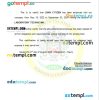 Saint Kitts and Nevis Alexandra Hospital certificate of employment Word and PDF download template