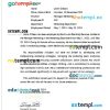 Saint Lucia Electricity Services Limited certificate of employment Word and PDF download template