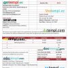 Sample Advertising Agency Invoice example in word and pdf format