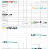 Sample Construction Invoice example in word and pdf format