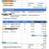 Sample IT Company Invoice example in word and pdf format