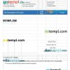 Sample Proforma Invoice example in word and pdf format