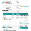 Sample Travel Service Invoice example in word and pdf format