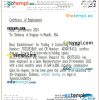 Saudi Arabia Embassy of Uruguay in Riyadh, KSA certificate of employment Word and PDF download template