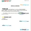 Saudi Arabia Siwar Devilobment Trading Company certificate of employment Word and PDF download template