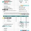School Supply Order Invoice example in word and pdf format