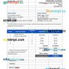 School Tuition Invoice example in word and pdf format