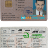 Kazakhstani driver license PSD template