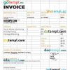 Advertising agency Invoice example in word and pdf format