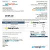 Advertising Agency Invoice Format example in word and pdf format