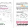 Brazilian ENEL electricity utility bill download example in Word and PDF format (2 pages)