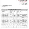 Albanian Bank of Albanian bank statement 3 - 6 months example in Word and PDF format
