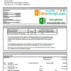 Barbadian Caribbean Development bank statement 3 - 6 months easy to fill example in .xls and .pdf file format