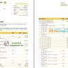 Australian Commonwealth bank statement 3 - 6 months example in Word and PDF format (3 pages), version 2