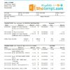 Bangladeshi Janata bank statement 3 - 6 months easy to fill example in .xls and .pdf file format