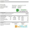 Bahamas Bank of the Bahamas bank statement 3 - 6 months easy to fill example in .xls and .pdf file format