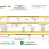 Australian Commonwealth Account Bank statement example in Excel and PDF format, fully editable