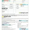 Seat Seller bus ticket, Word and PDF download template