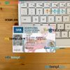 Serbia driving license editable PSD files, scan look and photo-realistic look, 2 in 1
